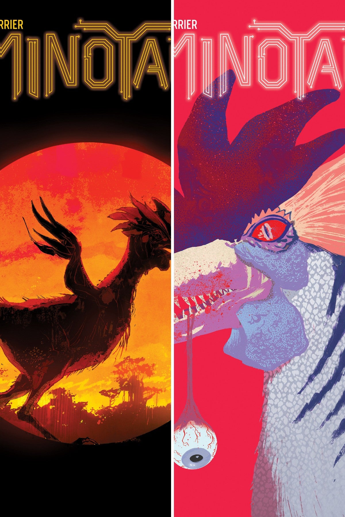 Minotaur #4 cover collage