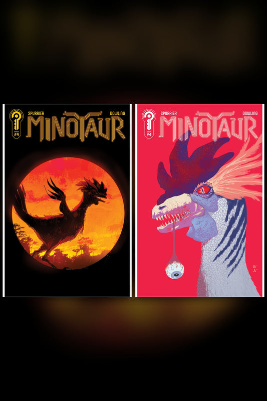 Minotaur #4 cover collage