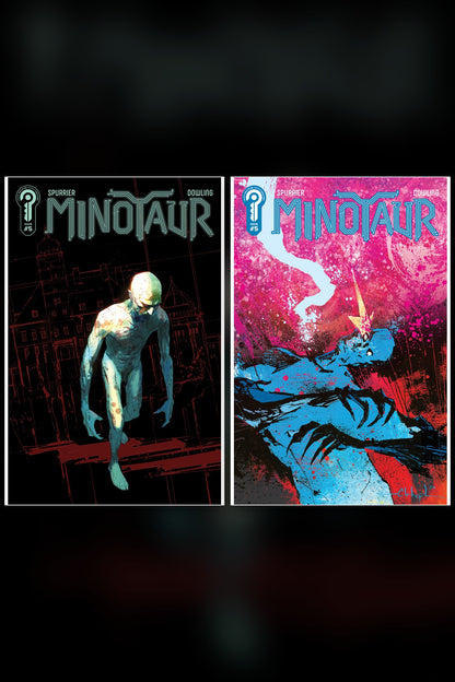 Minotaur #5 cover collage