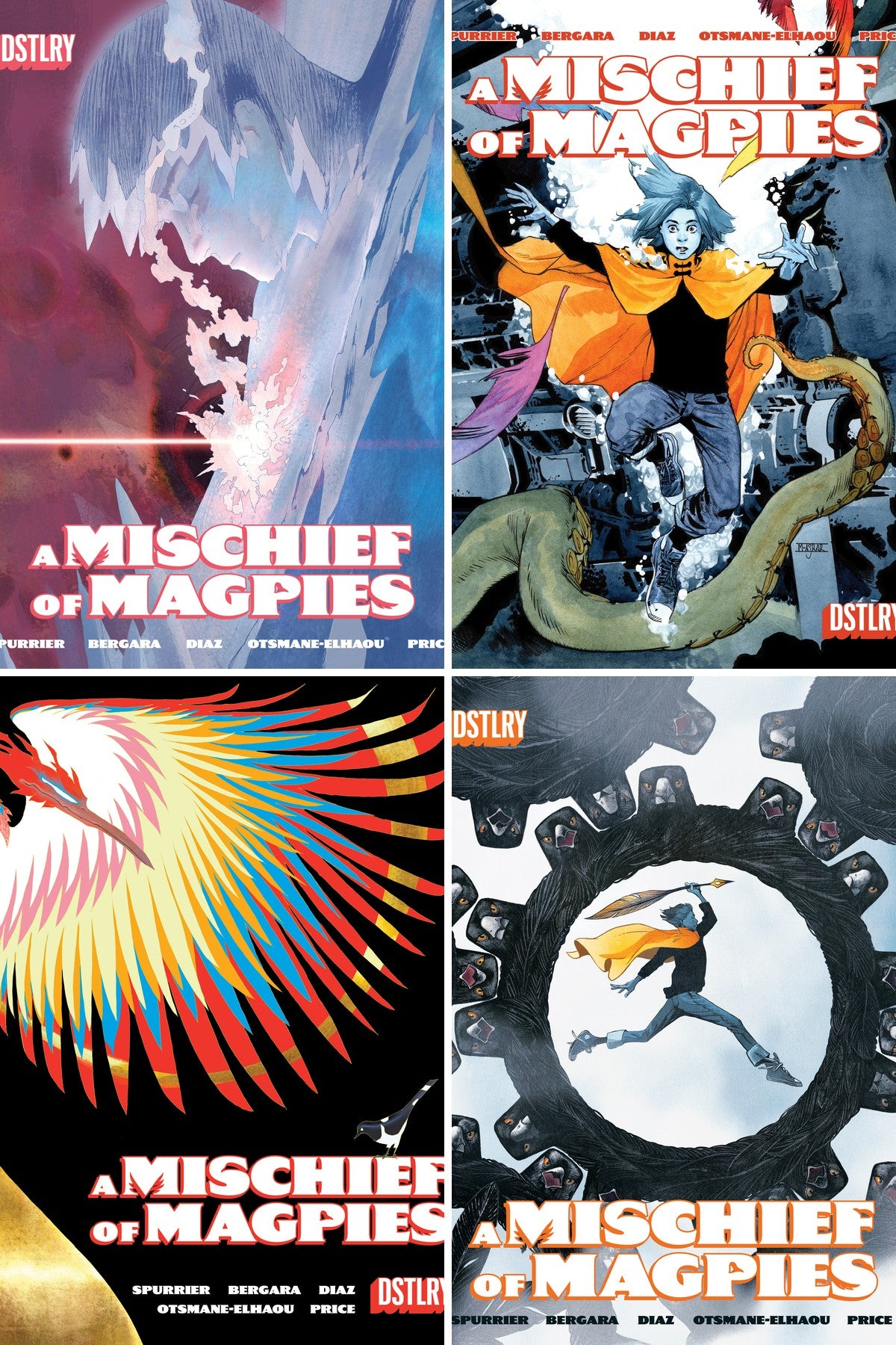 Mischief of Magpies #3 cover collage