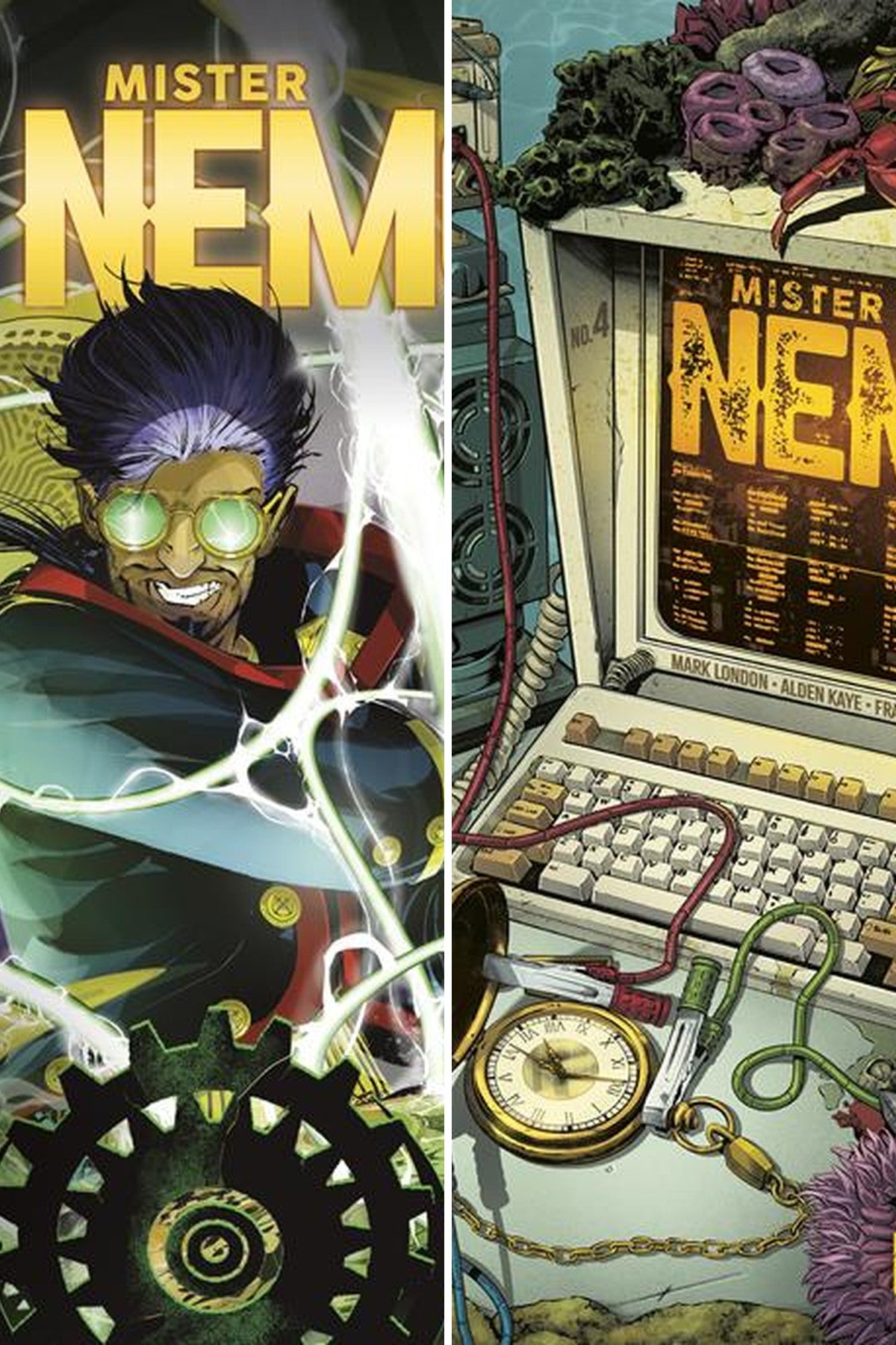 Mister Nemo #4 cover collage