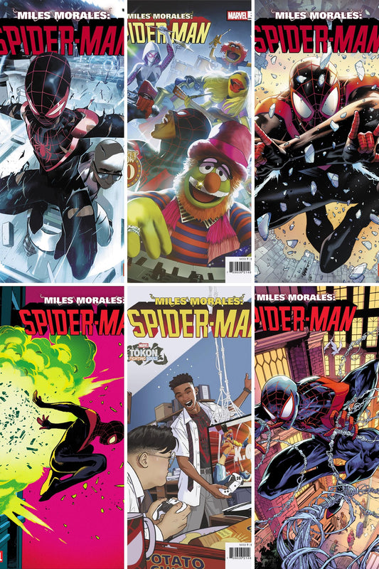 Miles Morales: Spider-Man #2 cover collage