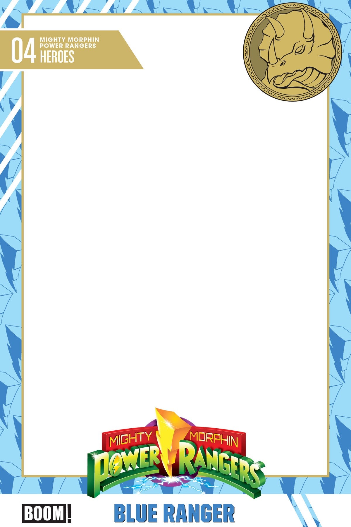 Mighty Morphin Power Rangers (2026) #4 Cover D Trading Card Blank Sketch Variant