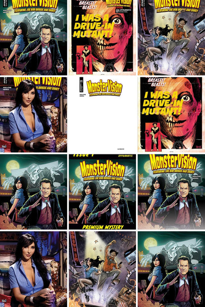 MONSTERVISION Featuring Joe Bob Briggs And Darcy #1 cover collage