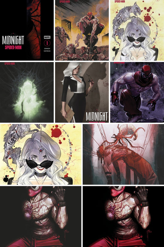 Midnight Spider-Man #1 all covers