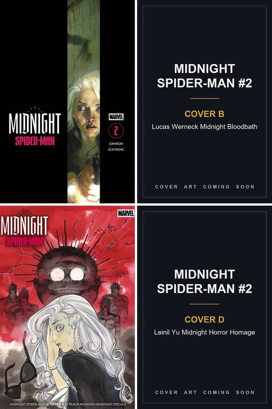 Midnight Spider-Man #2 cover bundle covers