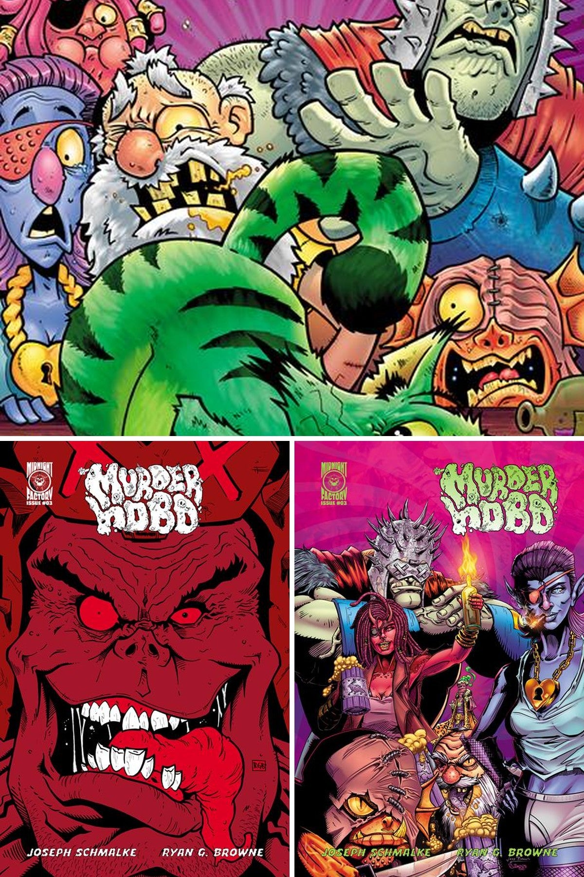 Murder Hobo #3 cover collage