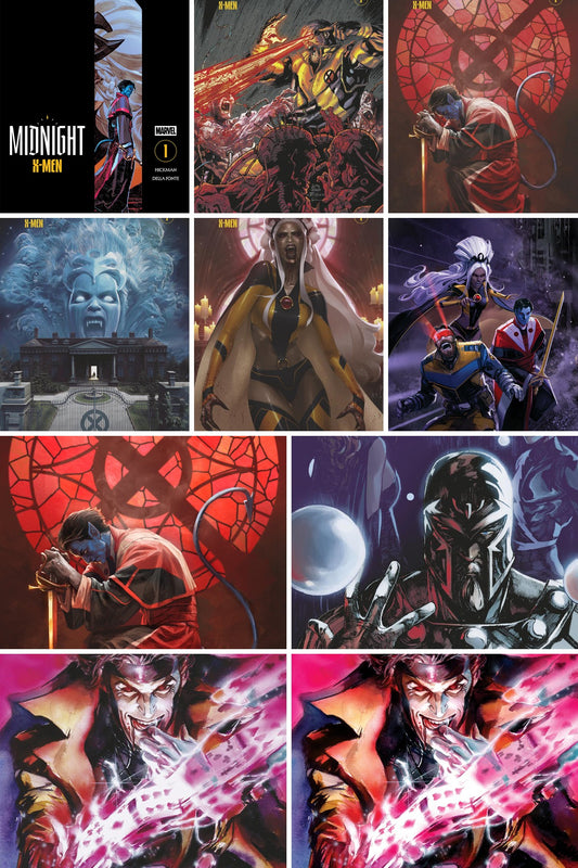 Midnight X-Men #1 cover collage