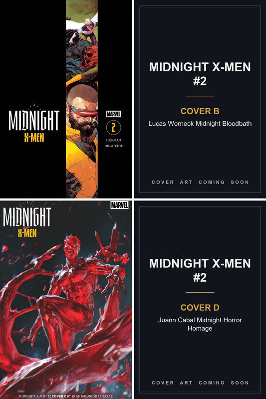 Midnight X-Men #2 cover bundle covers
