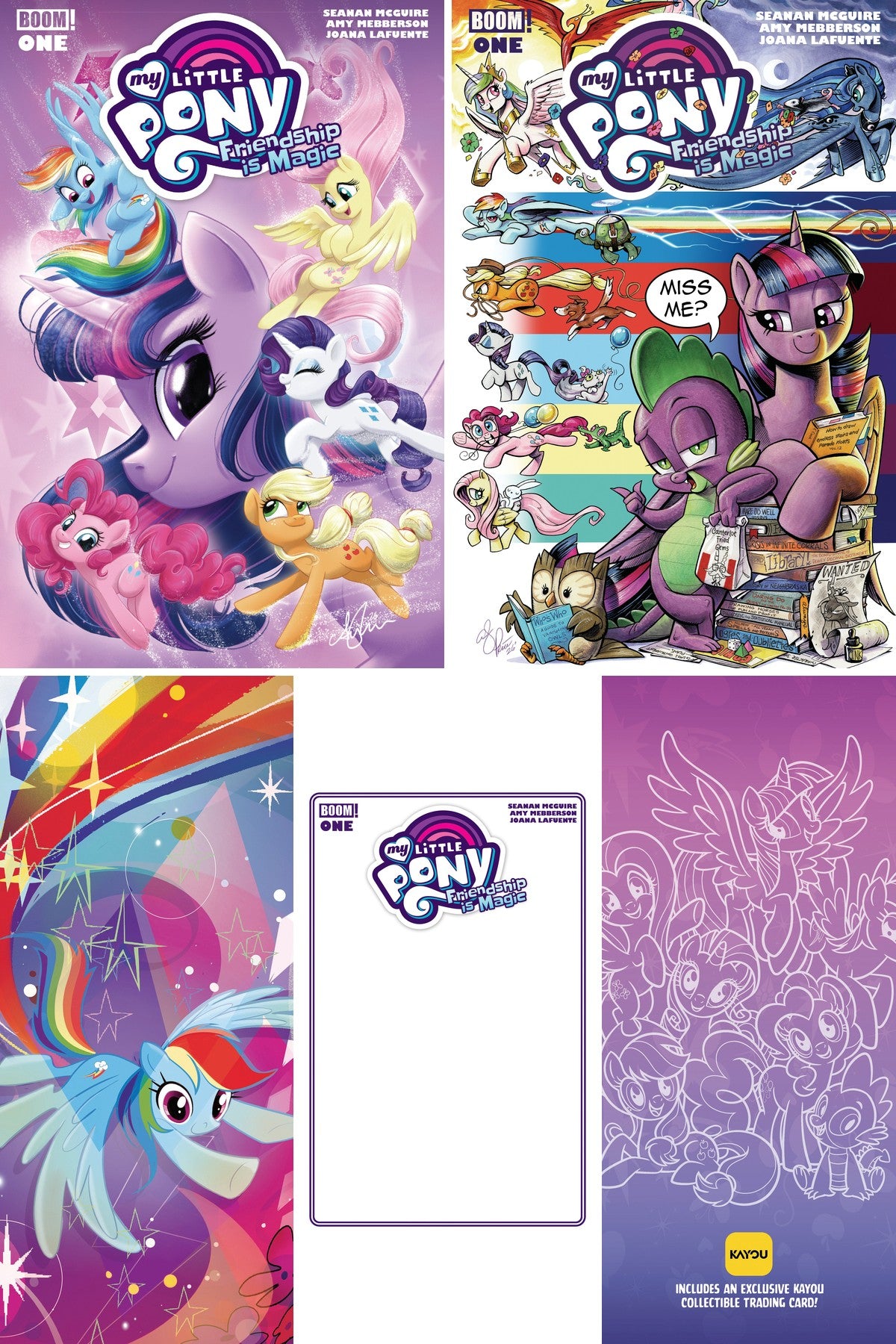 My Little Pony: Friendship is Magic (2026) #1 cover collage