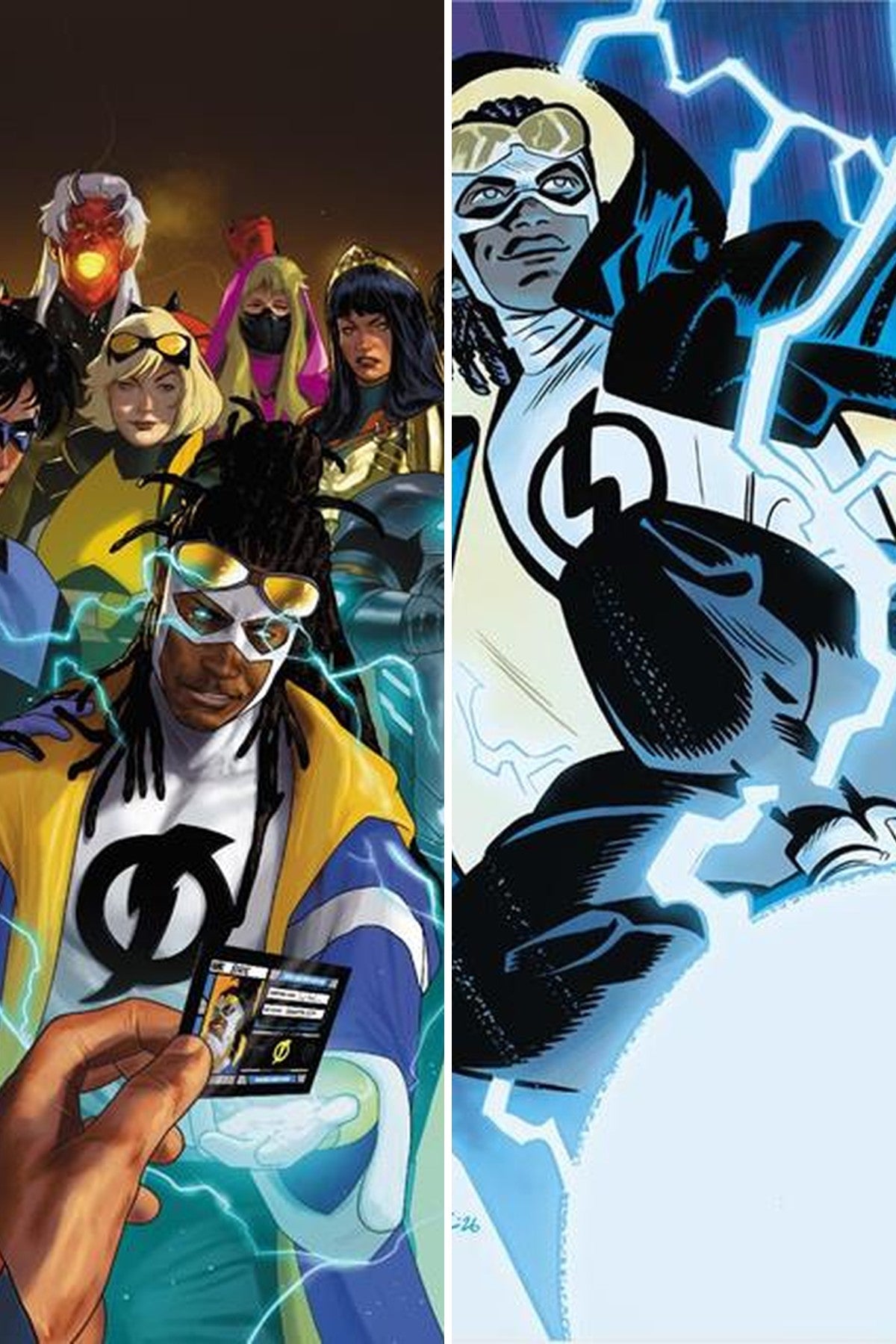 New Titans #38 2nd Printing cover collage