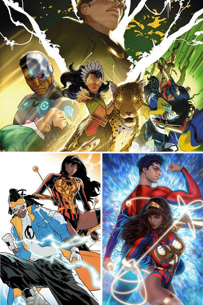 New Titans #41 cover collage