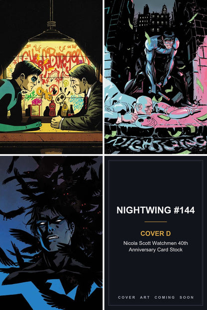 Nightwing #144 cover collage - Cover D art coming soon