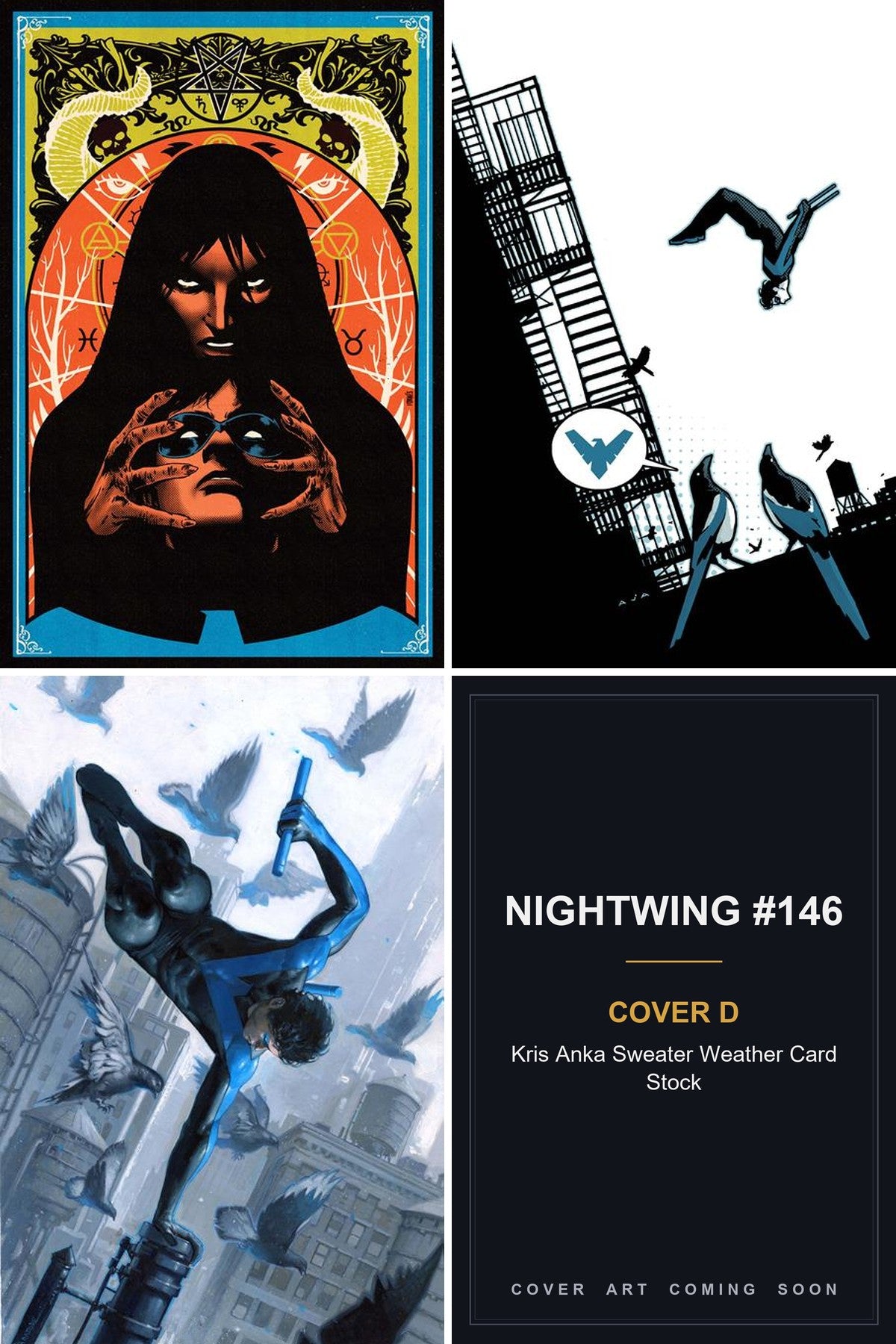 Nightwing #146 cover collage - Cover D art coming soon