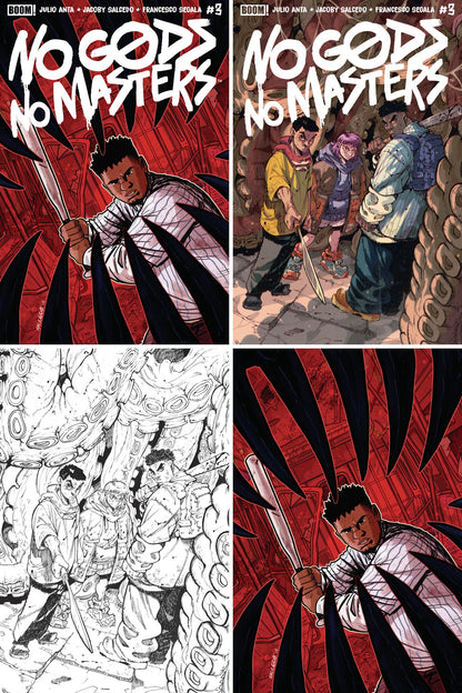 No Gods, No Masters #3 cover collage