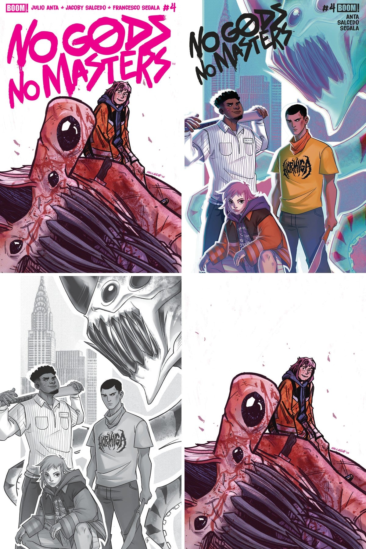 No Gods, No Masters #4 cover collage