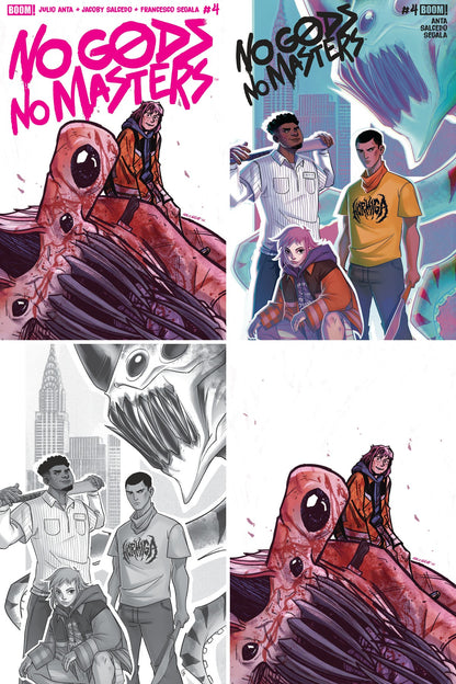 No Gods, No Masters #4 cover collage