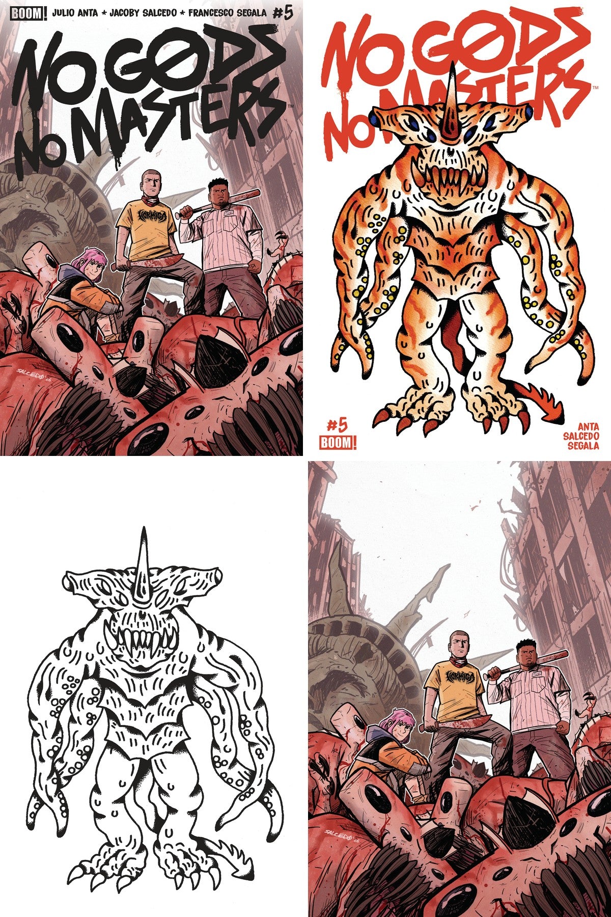 No Gods, No Masters #5 cover collage