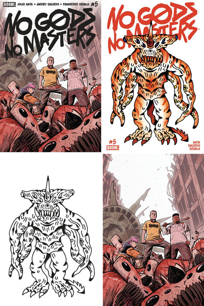 No Gods, No Masters #5 cover collage