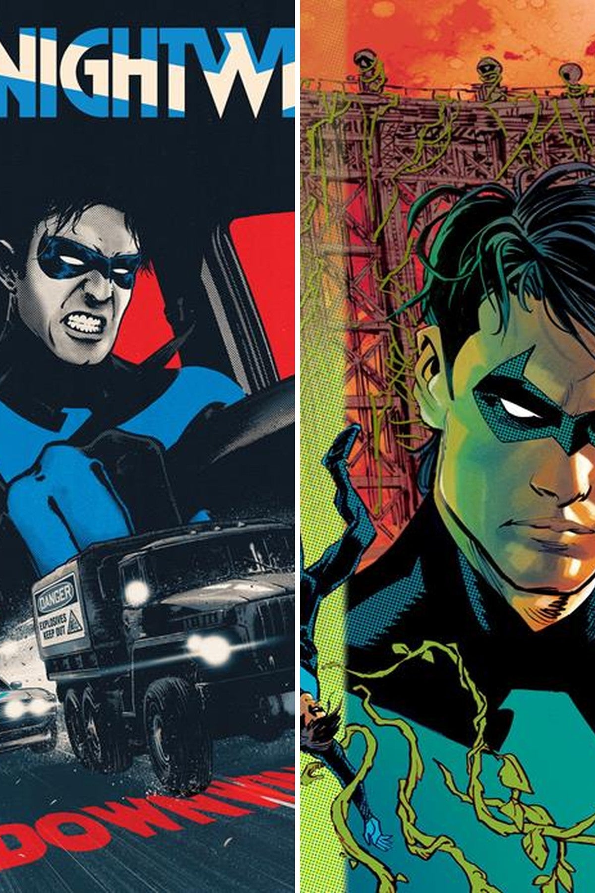 Nightwing #142 cover collage