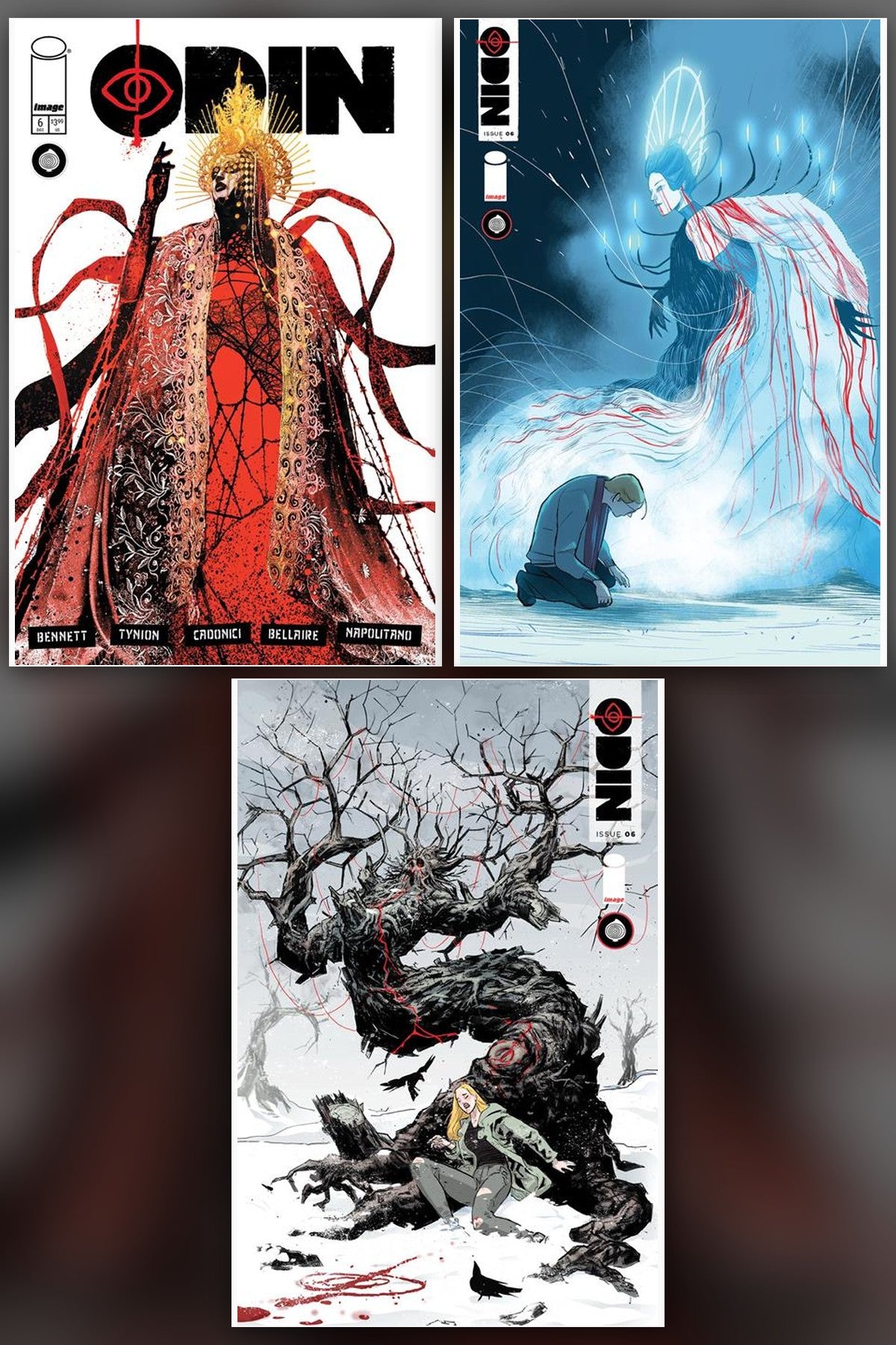Odin #6 (Of 9) cover collage