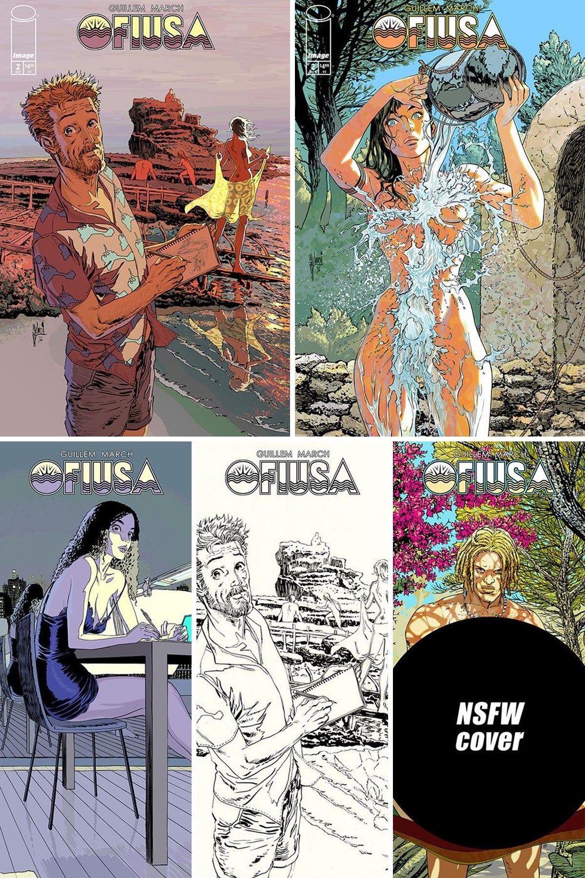 Ofiusa #2 (Of 6) cover collage