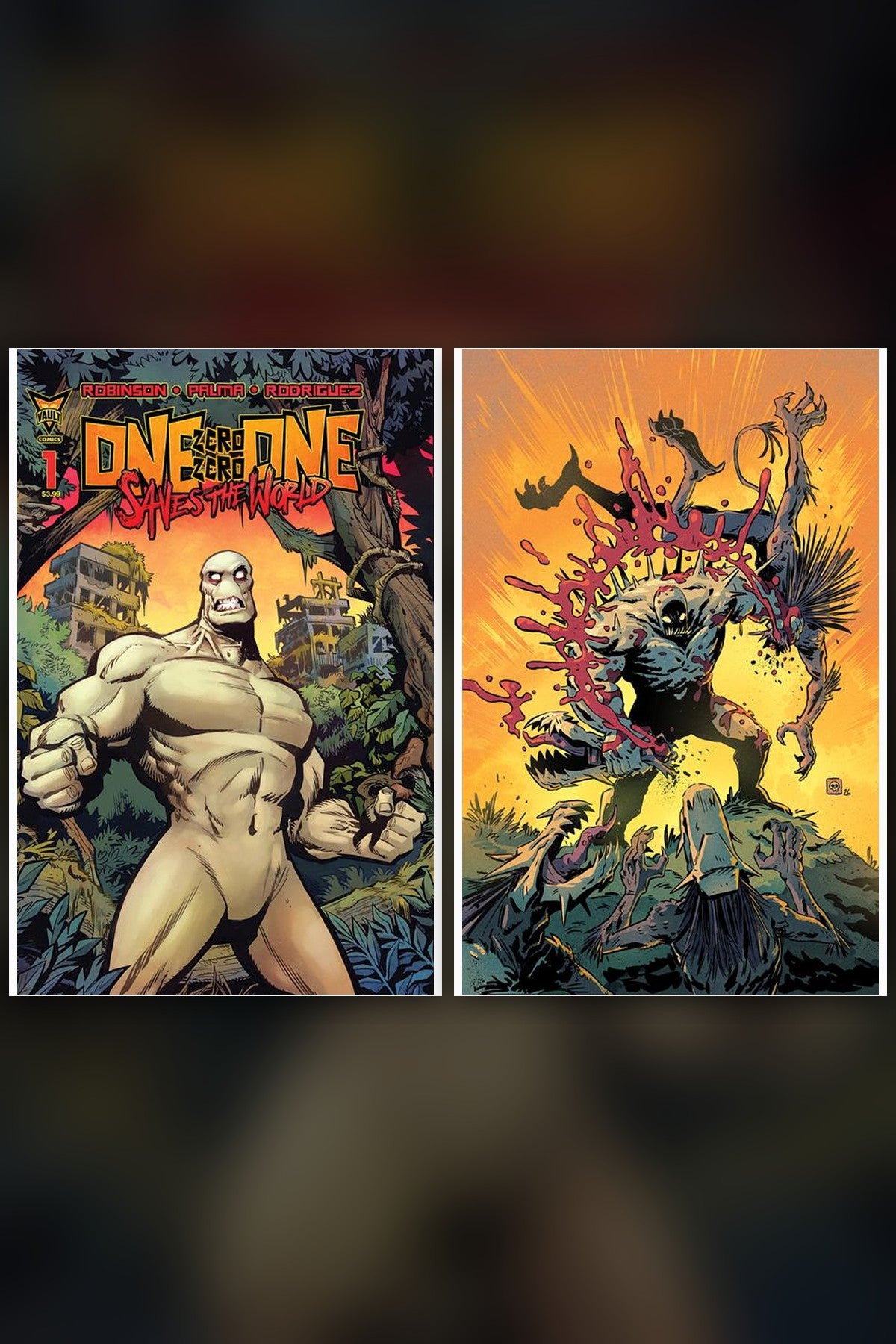 One Zero Zero One Saves the World #1 cover collage