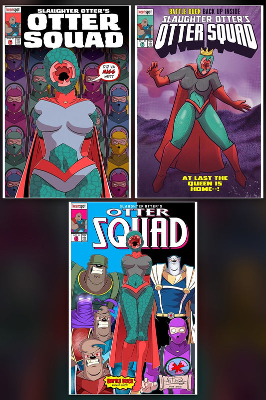 Otter Squad #6 cover collage
