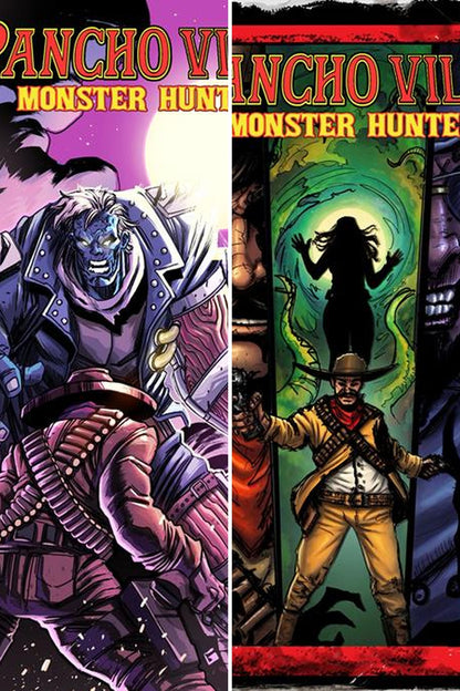 Pancho Villa Monster Hunter #3 (Of 3) cover collage