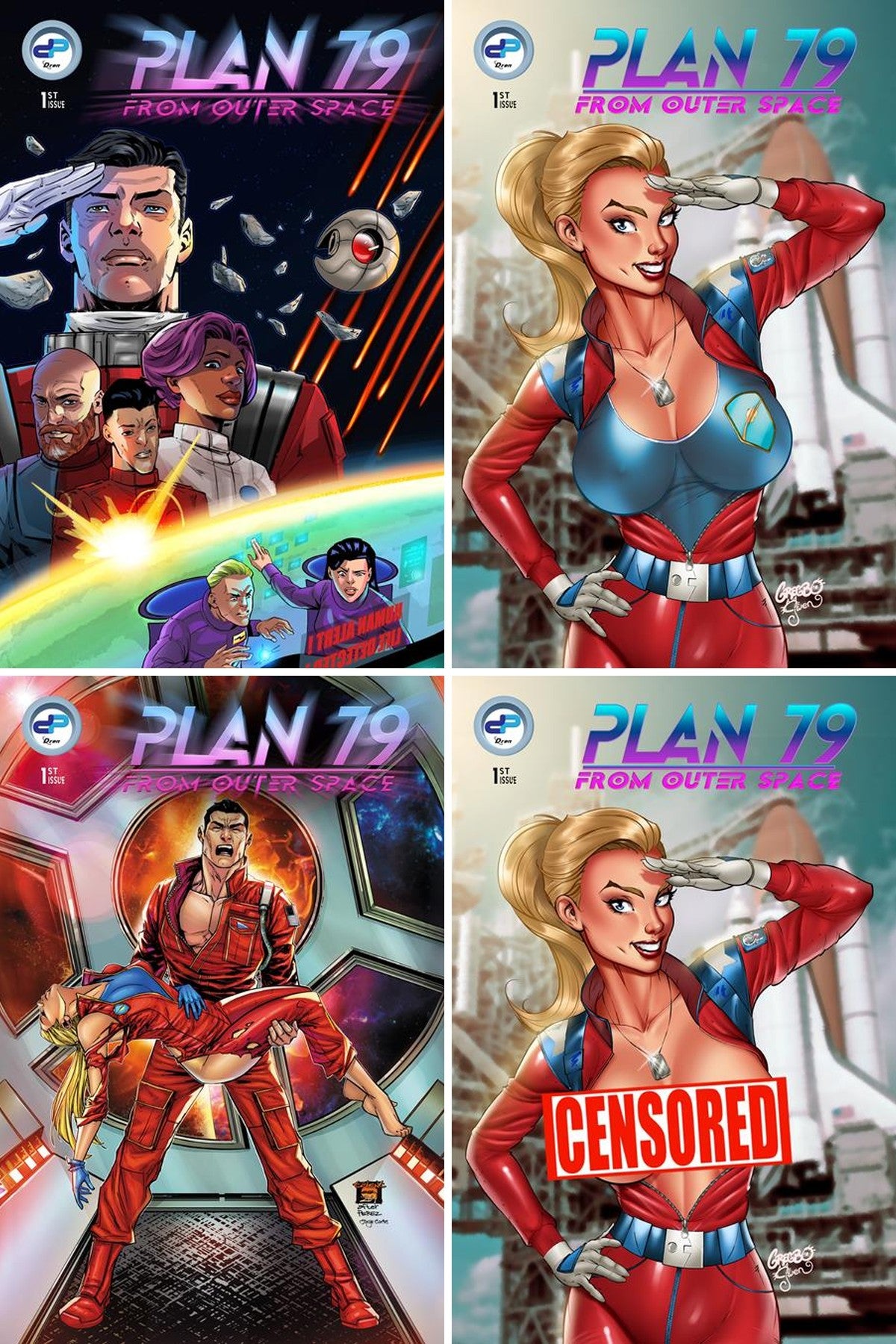 Plan 79 from Outer Space #1 (Of 3) cover collage