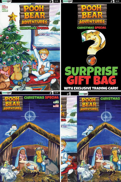 Pooh Bear Adventures Christmas Special #1 (One Shot) cover collage