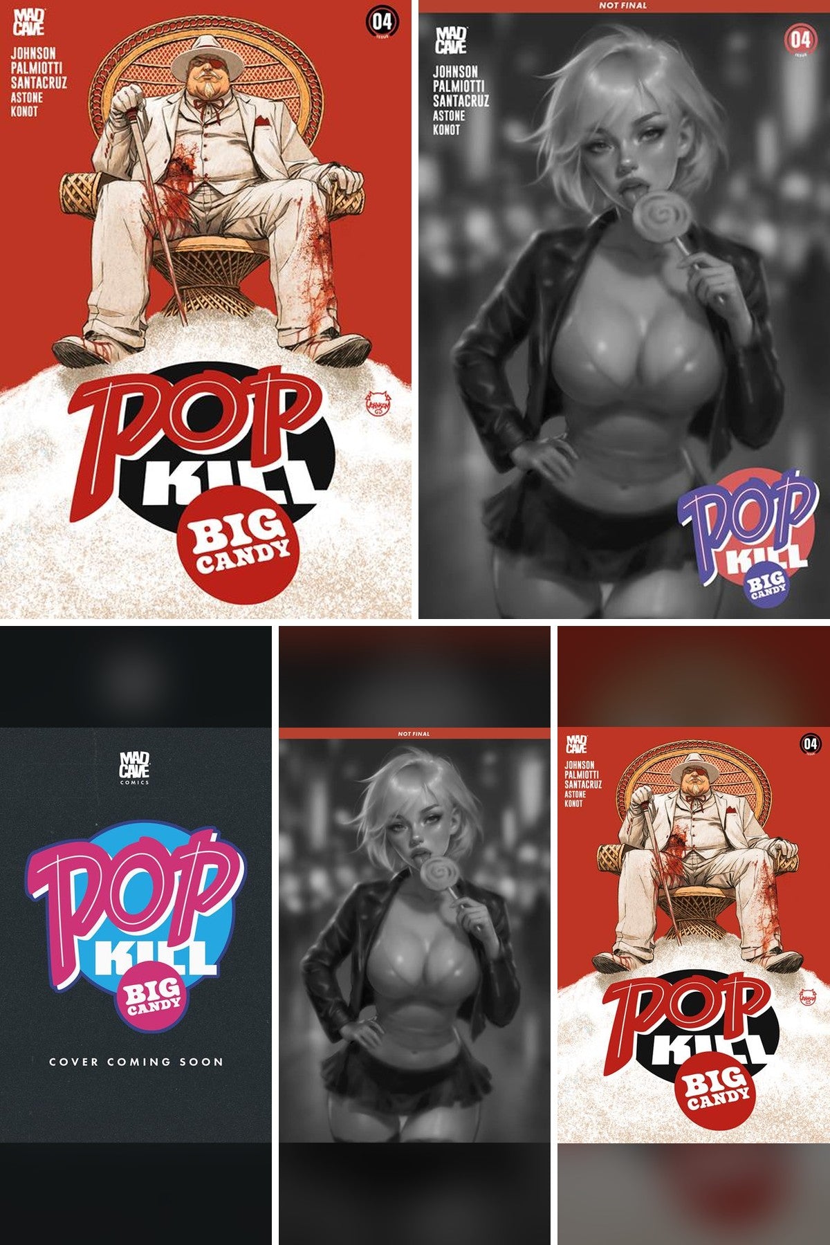 Pop Kill: Big Candy #4 (Of 4) cover collage