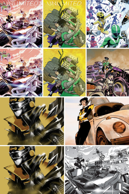 Power Rangers Unlimited (2026) #4 cover collage