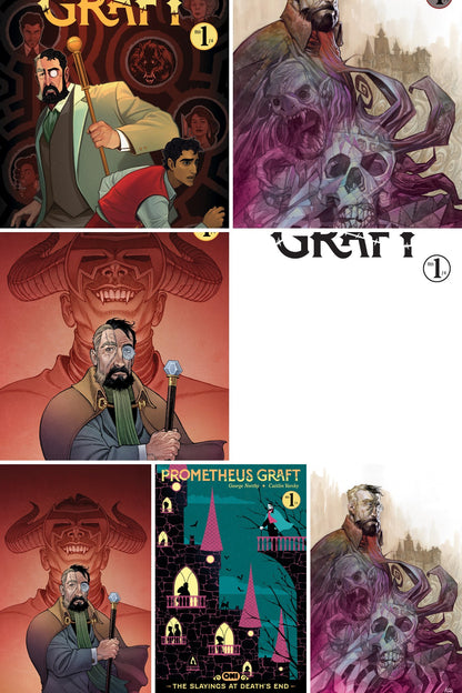 Prometheus Graft #1 cover collage