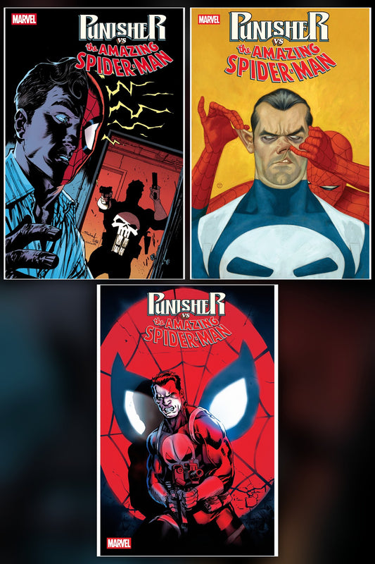 PUNISHER VS. SPIDER-MAN #4 cover collage
