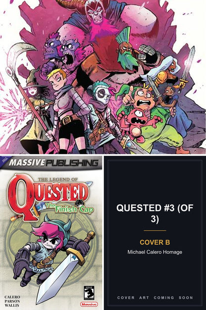 Quested #3 (Of 3) cover collage - Cover B art coming soon