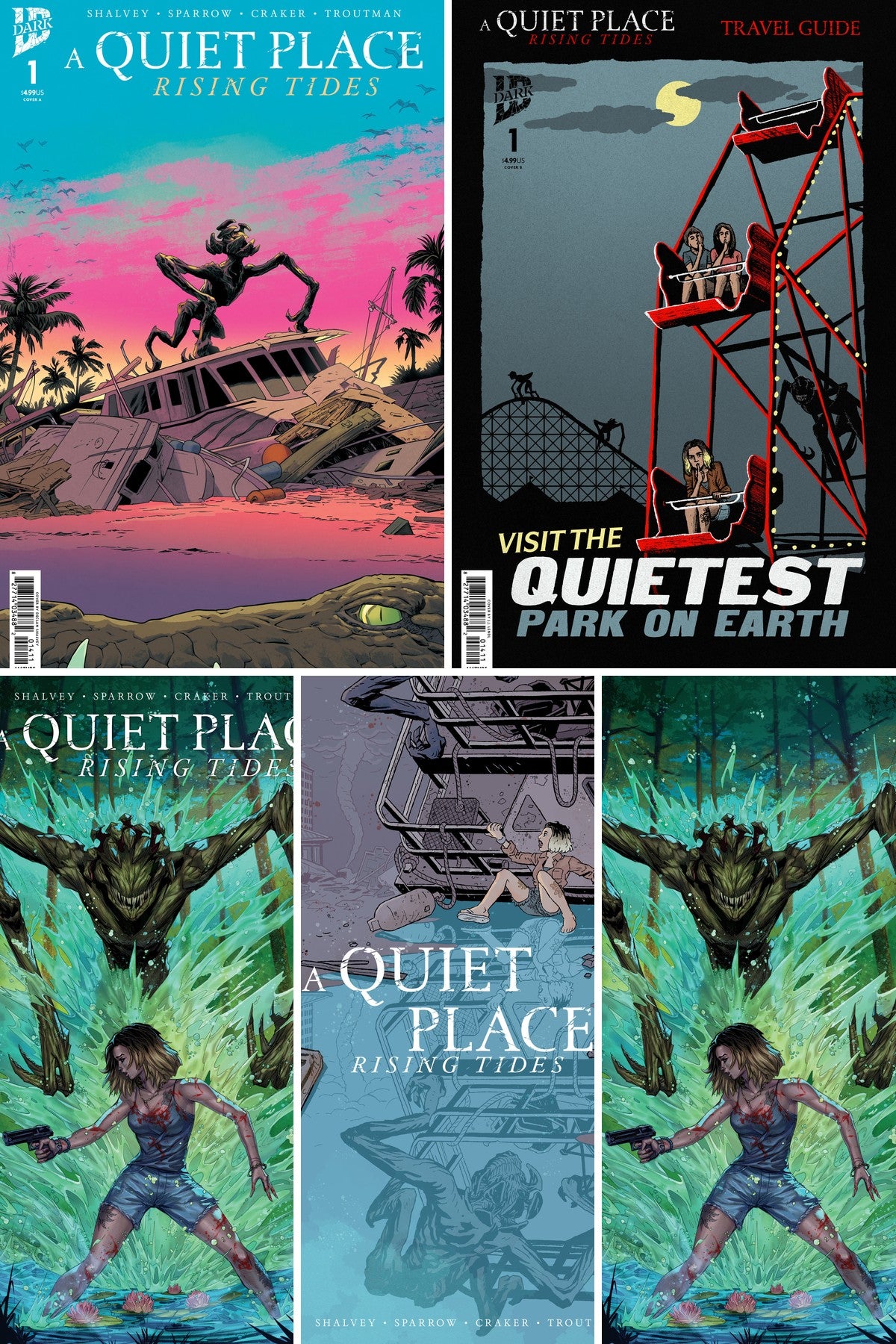 A Quiet Place: Rising Tides #1 cover collage