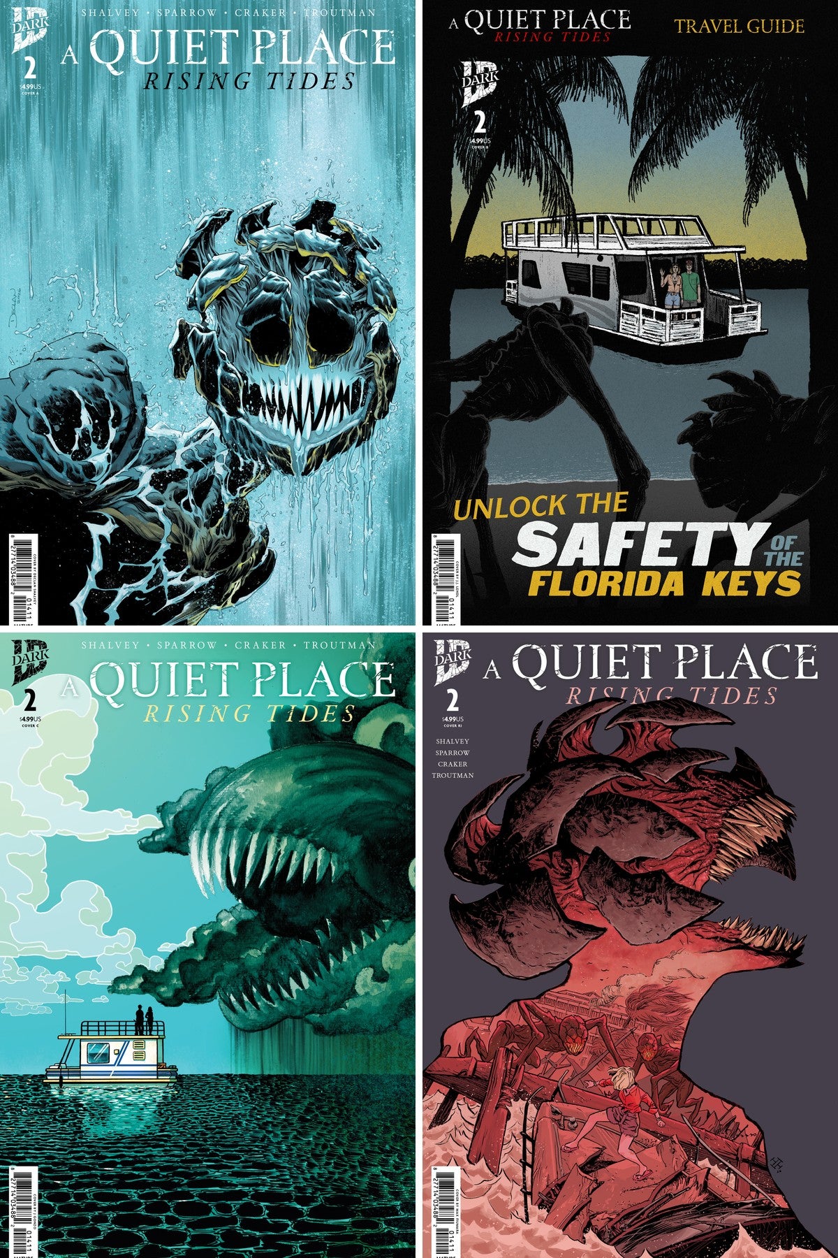 A Quiet Place: Rising Tides #2 cover collage