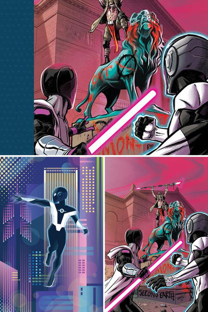 Radiant Black #46 cover collage