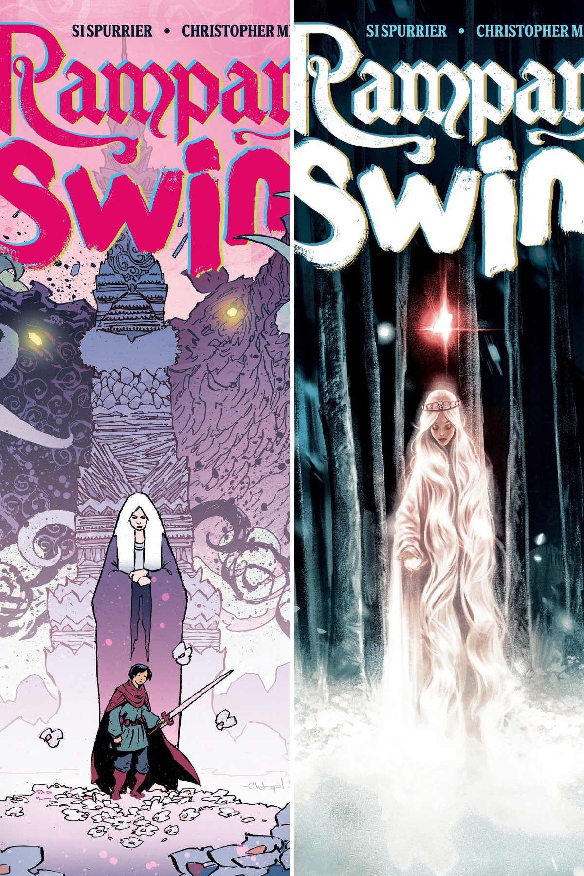 Rampant Swine #1 cover collage