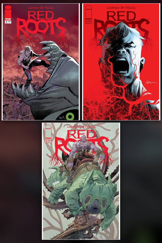 Red Roots #6 cover collage