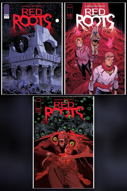 Red Roots #7 cover collage