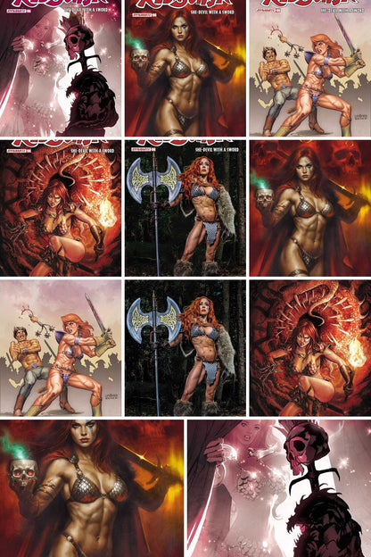 Red Sonja: She-Devil With A Sword #6 cover collage