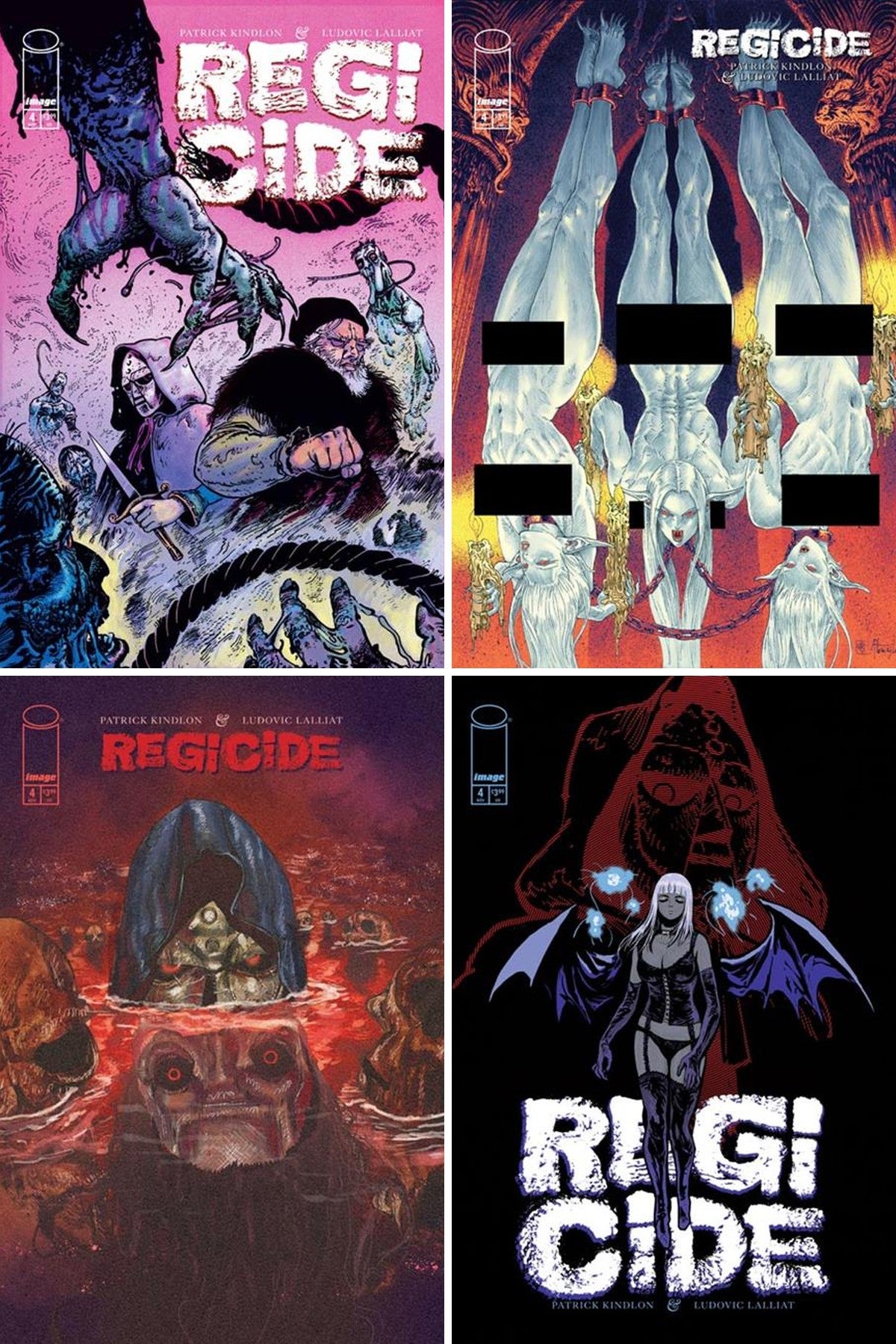 Regicide #4 (Of 4) cover collage