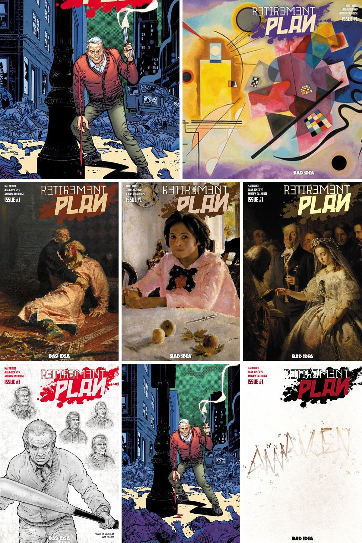 Retirement Plan #1 (One Shot) cover collage