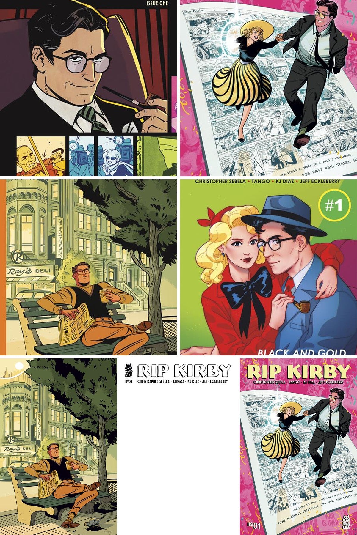 Rip Kirby #1 cover collage