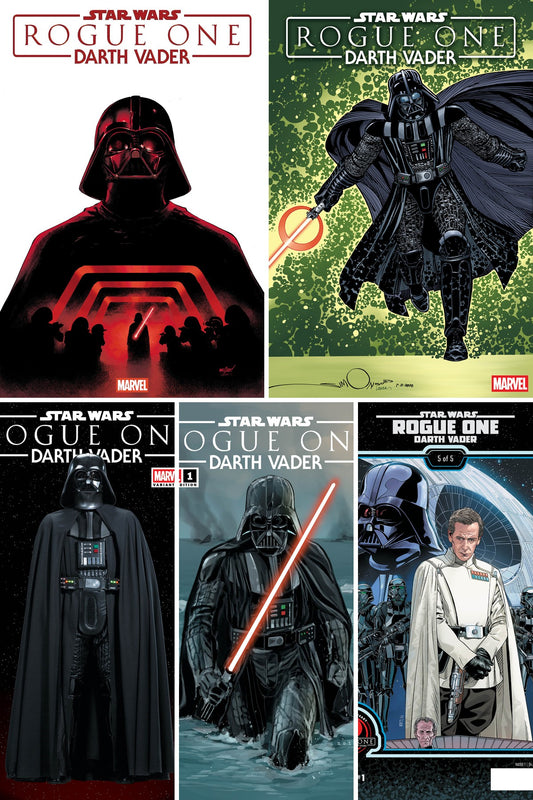 STAR WARS: ROGUE ONE - DARTH VADER #1 cover collage