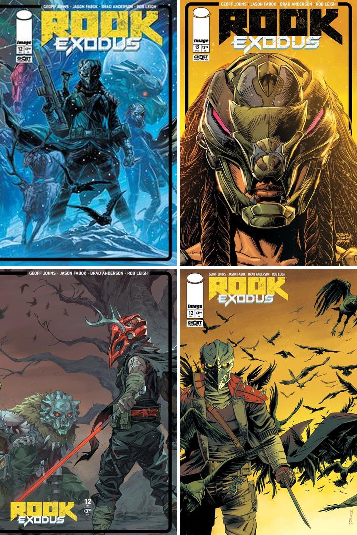 Rook: Exodus #12 cover collage