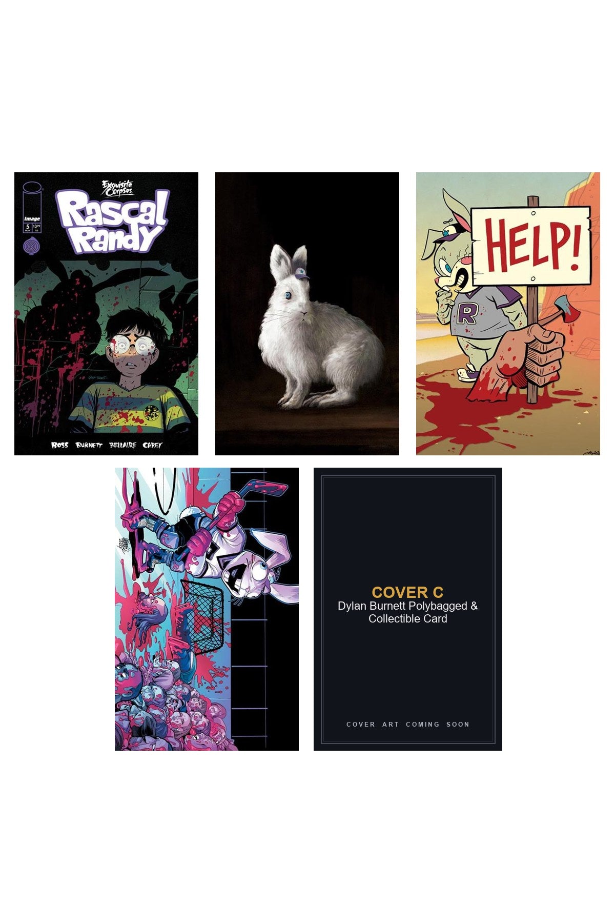 Exquisite Corpses Rascal Randy #5 - All Covers — Cover C art coming soon