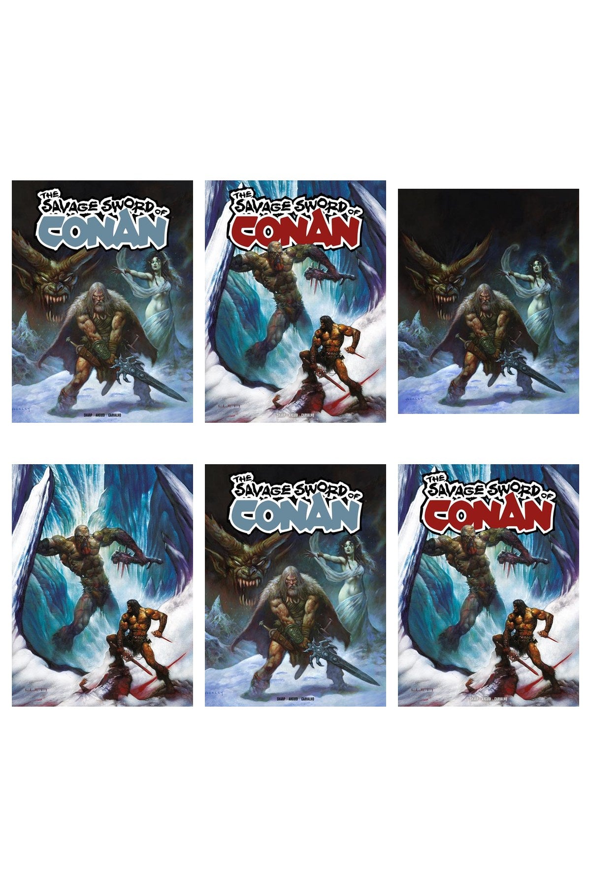 Savage Sword Of Conan #18 - All Covers Bundle (A-F, 6 Books)